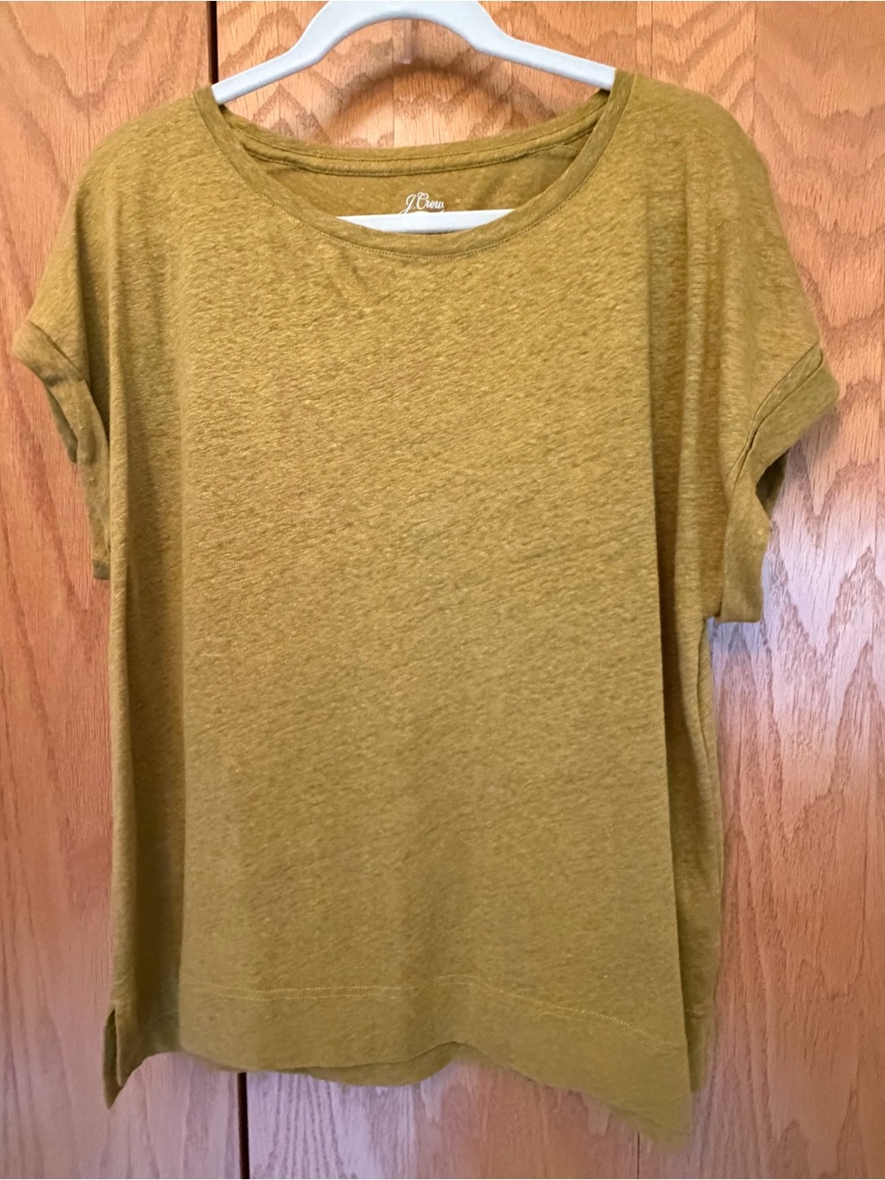 J.Crew linen dolman sleeve t-shirt-XL